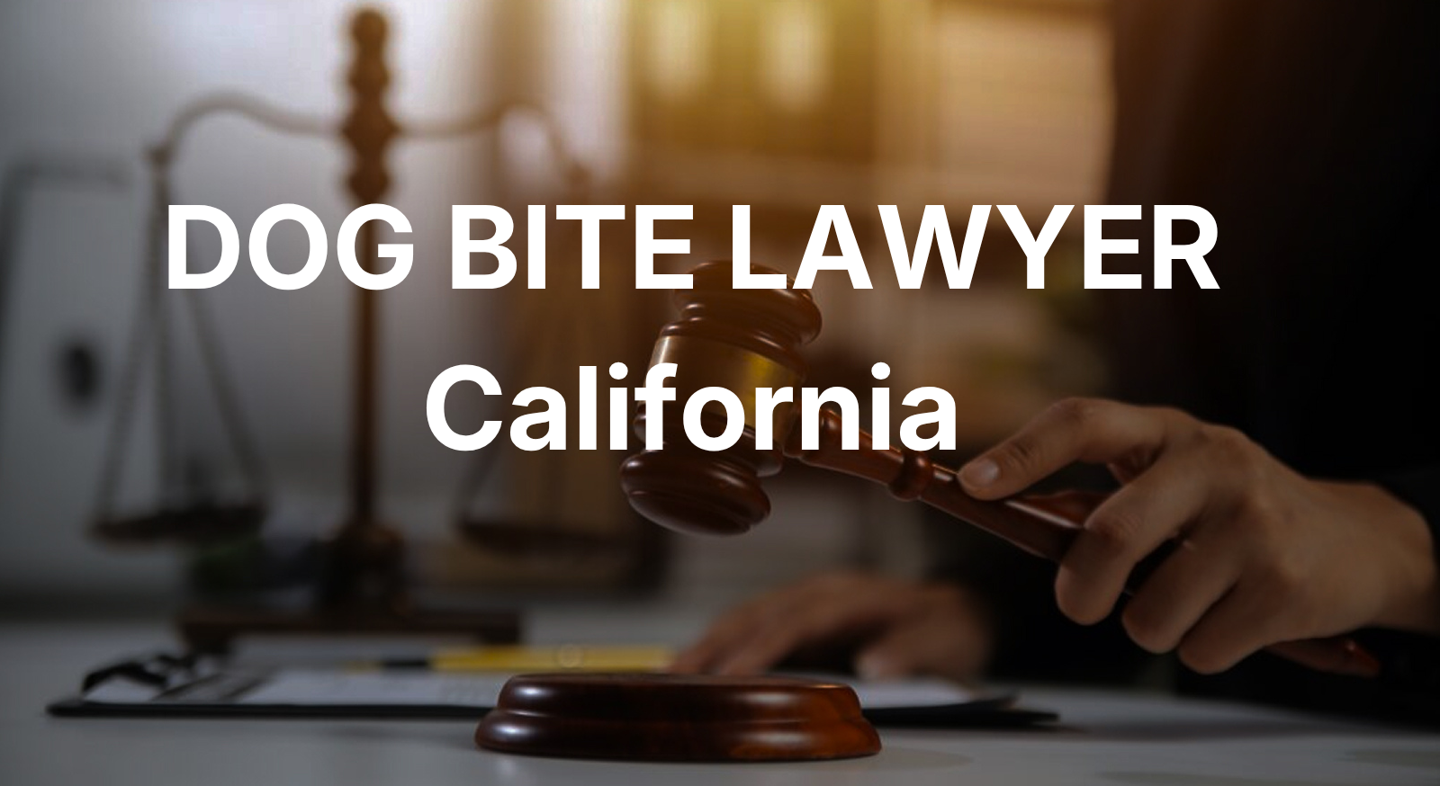 Dog bite lawyer in California — free consultation for injured victims