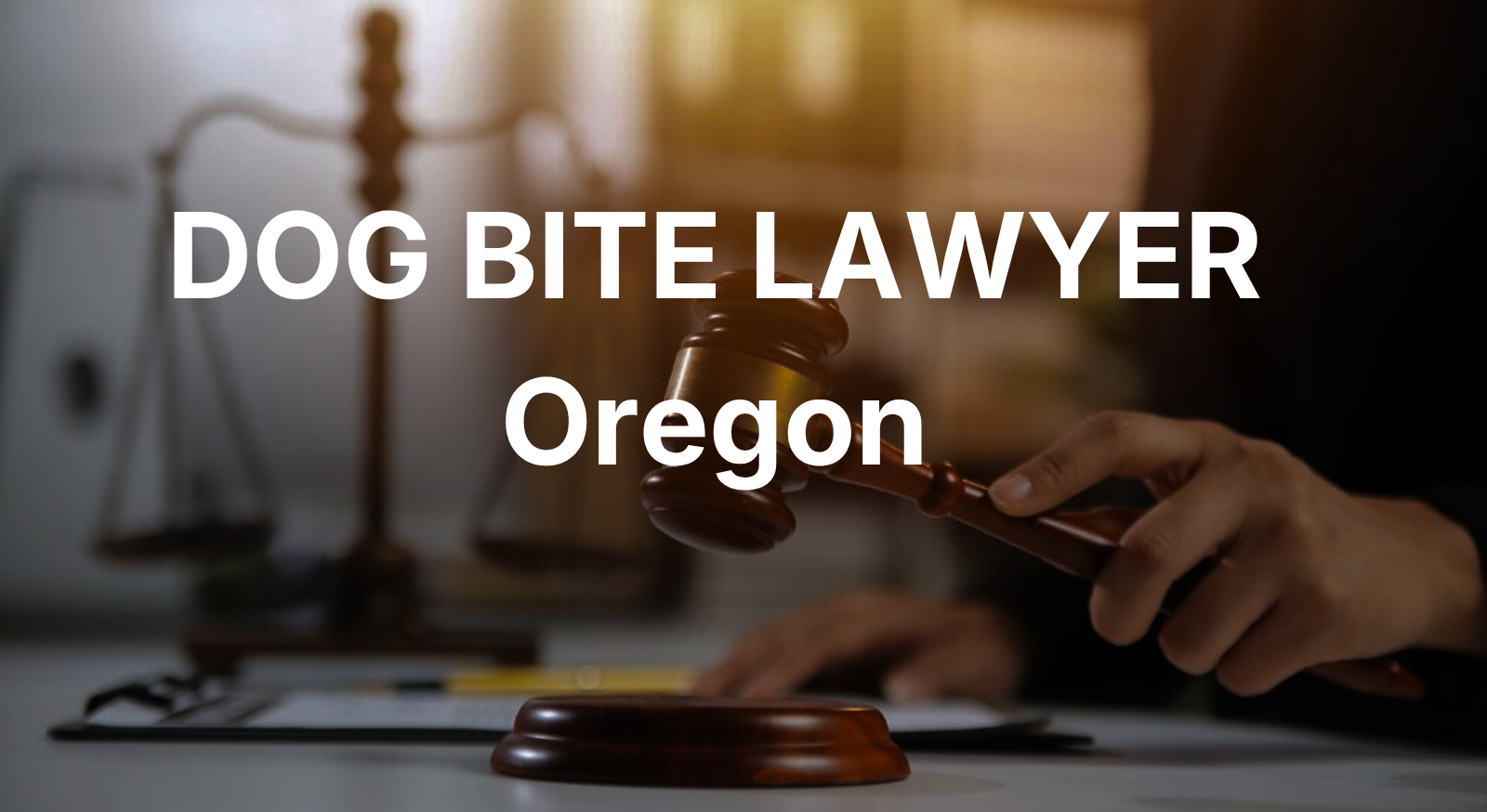 Dog bite lawyer in Oregon — free consultation for injured victims