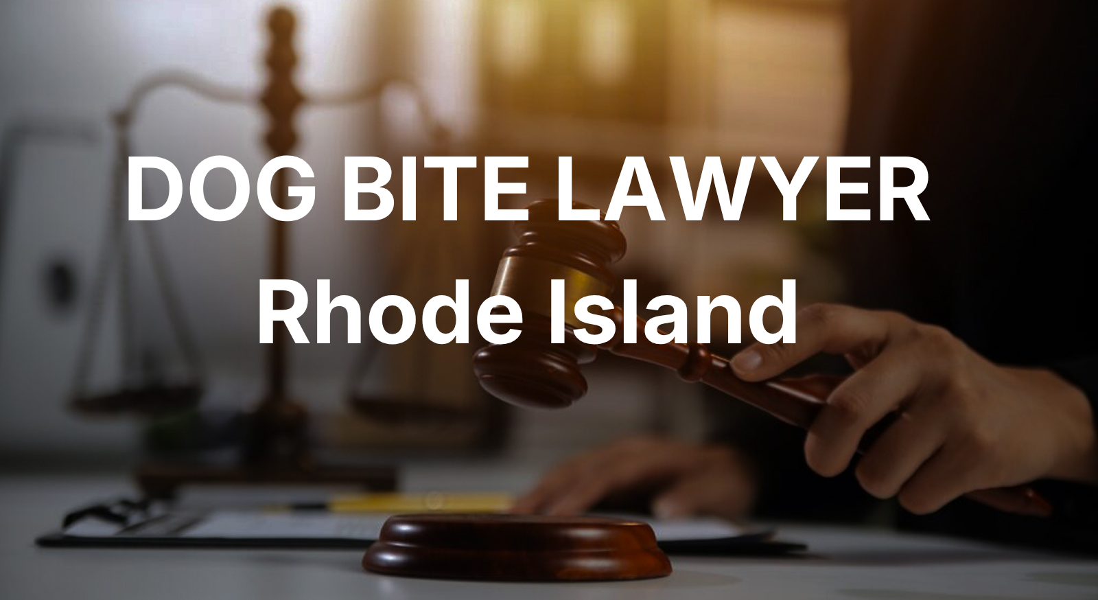 Dog bite lawyer in Rhode Island — free consultation for injured victims