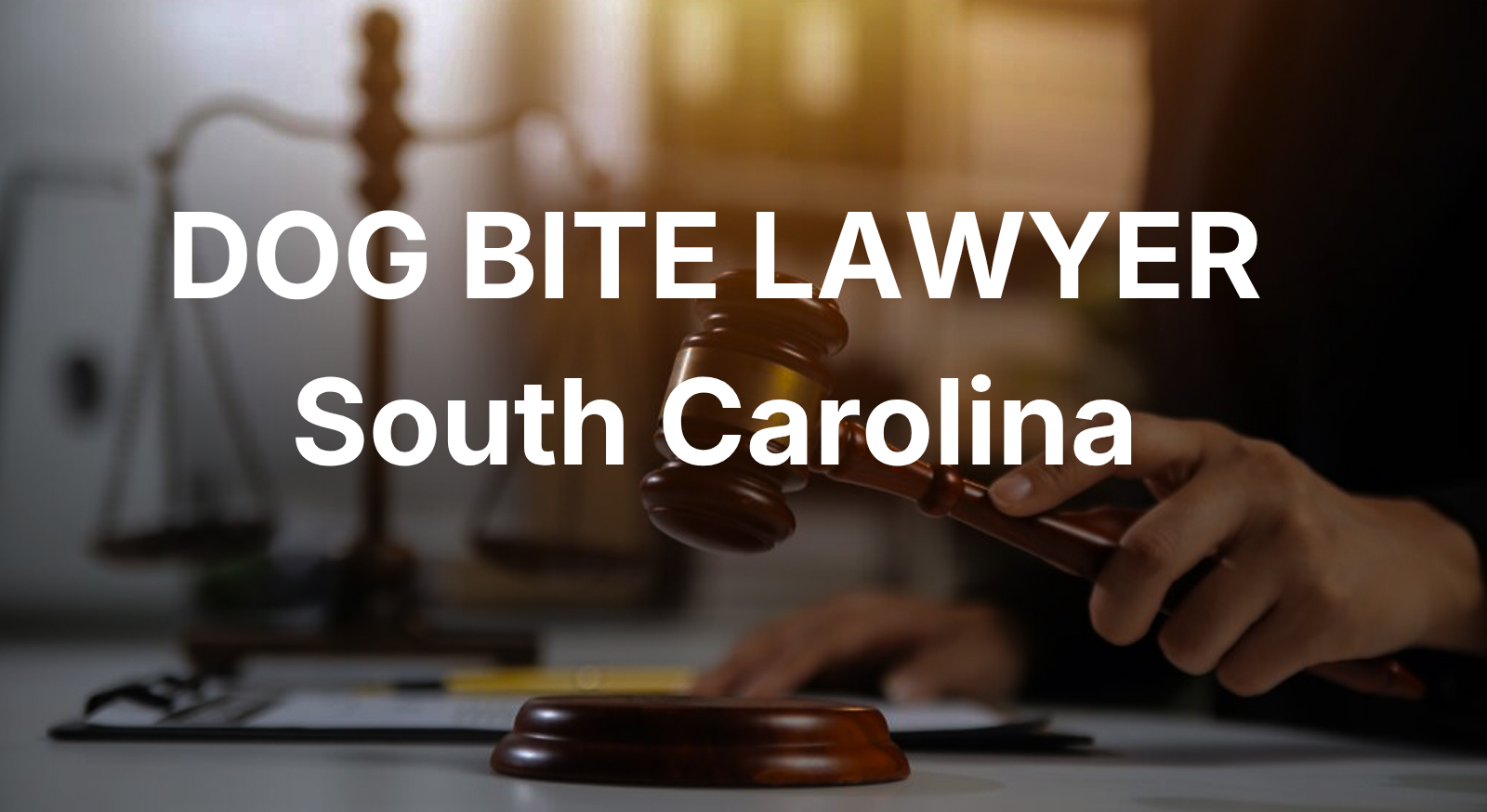 Dog bite lawyer in South Carolina — free consultation for injured victims