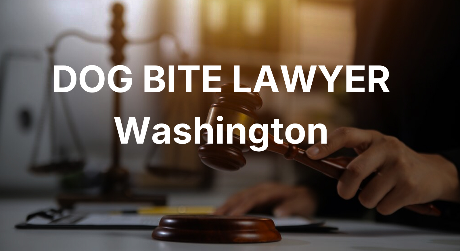 Dog bite lawyer in Washington — free consultation for injured victims